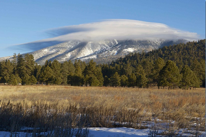 Lenticular Clouds over the Peaks