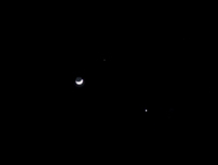 Moon, Venus, and Mars