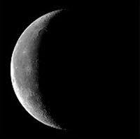 Waning Crescent Moon - 9 August, 2015
